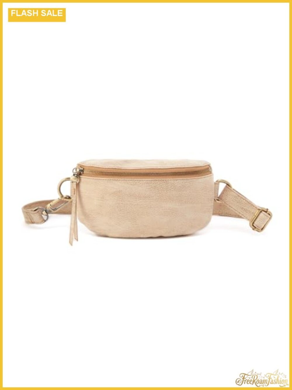 Leather Convertible Belt Bag Crossbody Sling Adjustable Zip Closure
